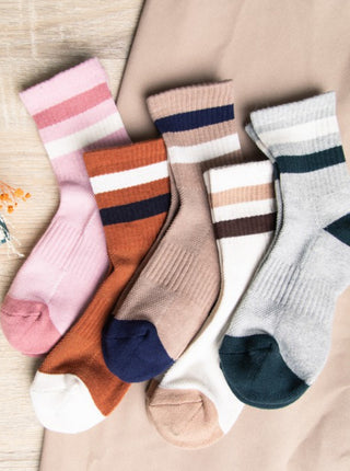 Scrunch Multi Color Ankle Socks