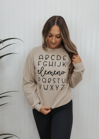Alphabet Crewneck