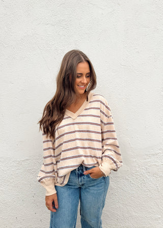 Ansley Stripe Top