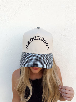 Touchdown - Black/White Houndstooth Hat