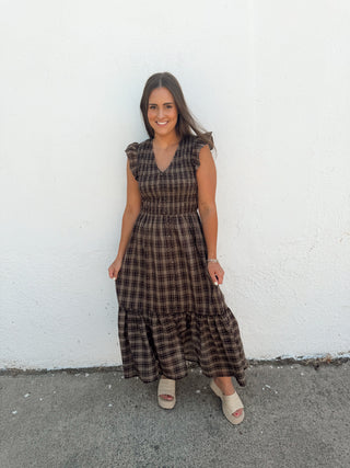 Ava Plaid Dress
