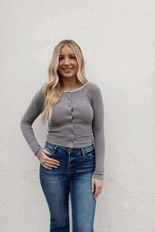 Miley Top - Grey