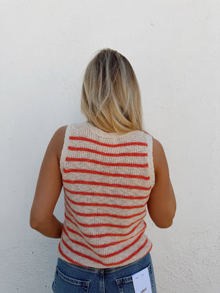 Hayes Top - Coral