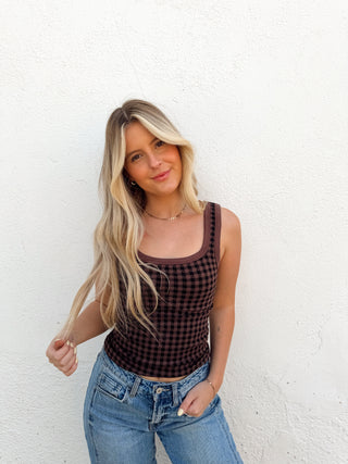 Cora Plaid Tank