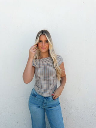 Clara Stripe Top