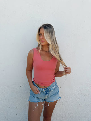 Lucy Tank- Light Cherry
