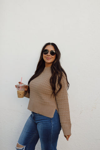 Ridley Sweater- Taupe