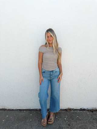 Clara Stripe Top