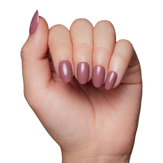 Fall Mauve Press-On Nails | Fall Solids | Short Oval