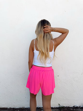 Poppy Activewear Shorts - Pink