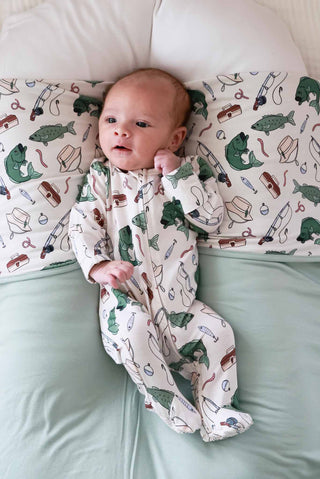 Newborn Zipper Footie | Off the Hook