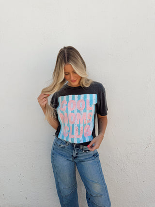 Cool Mom Cropped Graphic Tee