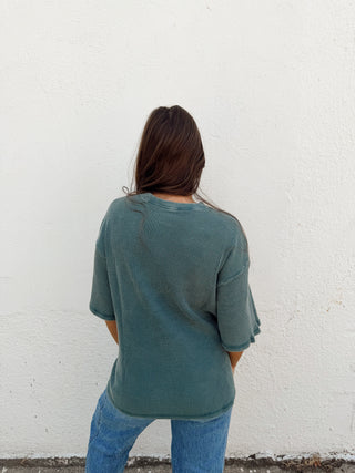 Will Waffle Tee - Teal