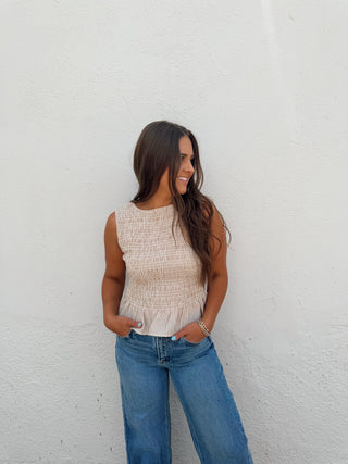 Luca Top - Taupe