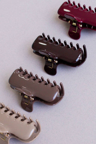 Resin Rectangle Claw Clip