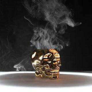 Halloween Skull Candle