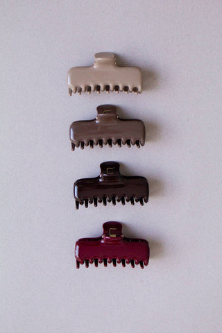 Resin Rectangle Claw Clip