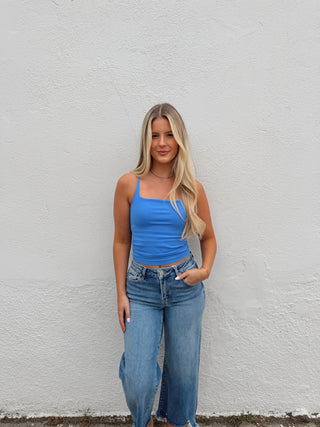 Cass Tank - Marina Blue