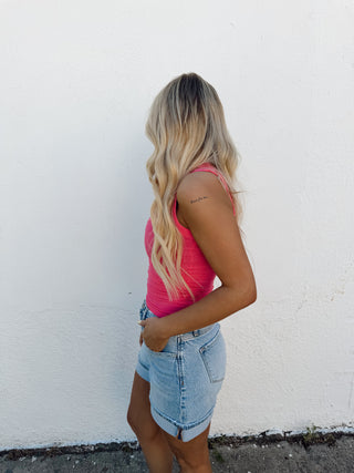 The Essential Tank - Hot Pink