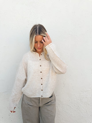 Piper Cardigan Sweater - Cream