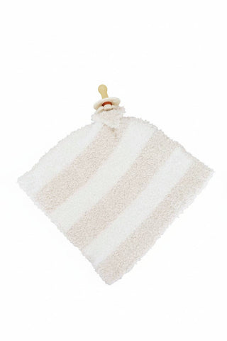 CuddleLane™ Luxe Lovey | Toffee Stripe