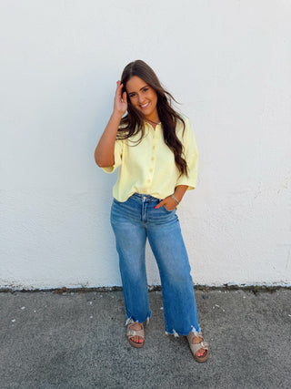 Capri Top - Yellow