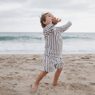 Child Board Short | Olive Stripe