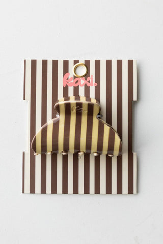 GIRLHOOD MIDI CLAW - Brown