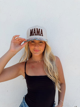 Mama Floral Trucker