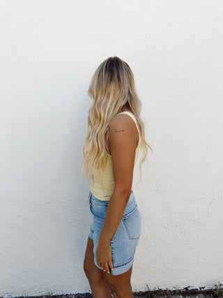 Yellow Striped Tank