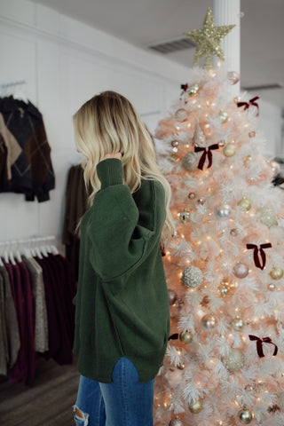 Olive Oversized Sweater