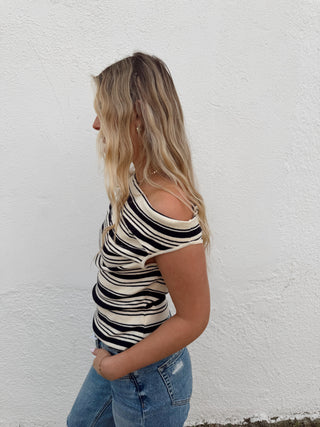 Natalie Stripe Top