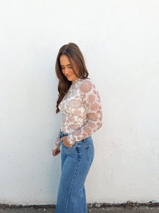 Megan Mesh Top