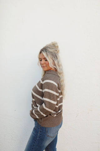 Sara Sweater Top - Mocha