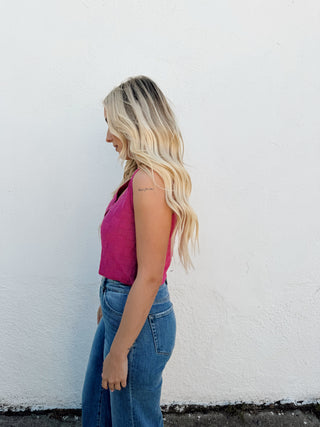 Pop Of Pink Vest