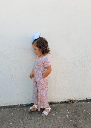 Lavender Flower Garden | Bamboo Jumpsuit