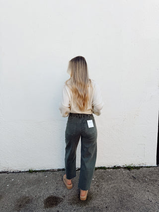 Gunner Olive Denim