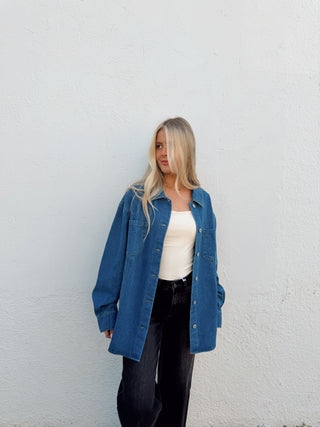 Stratton Denim Top