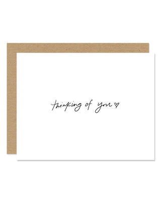 "Thinking of You" Sympathy Card