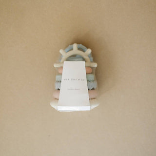 Classic Silicone Stacking Teething Ring Toy 