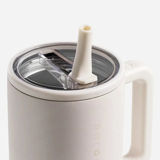 Cream HydroJug 40 oz Traveler Tumbler