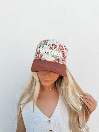 Mother Floral Trucker Hat