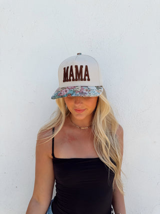 Mama Floral Trucker