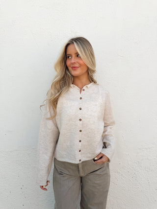 Piper Cardigan Sweater - Cream