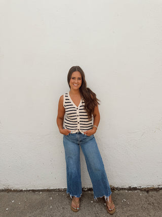 Hayes Top - Navy