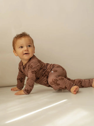 Dirt Bike | Bamboo Zip Romper
