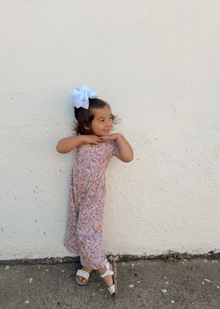 Lavender Flower Garden | Bamboo Jumpsuit