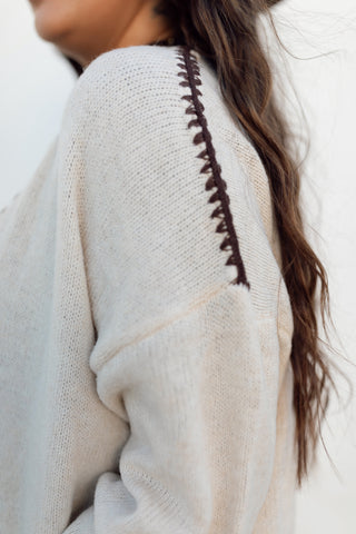 Cason Stitch Knit Cardigan