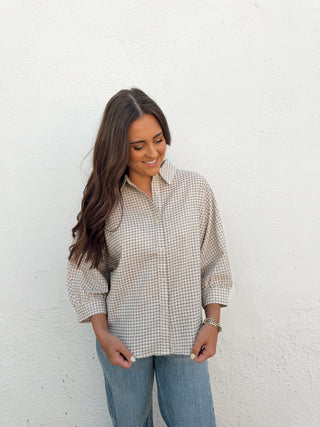 Lisa Plaid Top