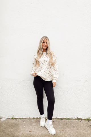 Spring Floral Pullover